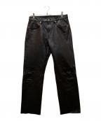 Schottショット）の古着「LOT.025 LEATHER PANTS」｜ブラック