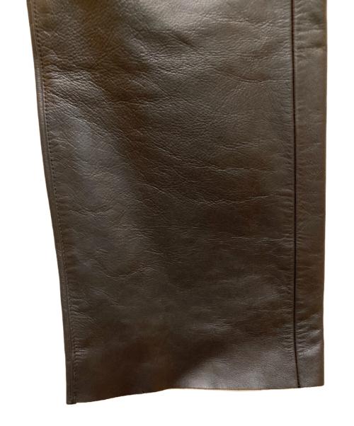 Schott（ショット）Schott (ショット) LOT.025 LEATHER PANTS ブラック サイズ:３２の古着・服飾アイテム