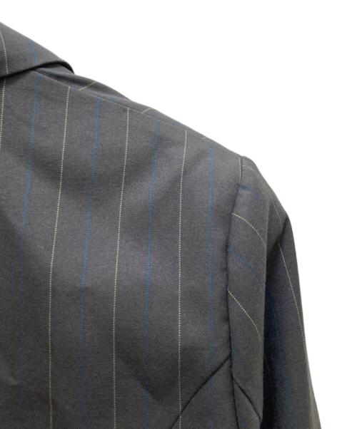 Ameri（アメリ）AMERI (アメリ) DEFORMATION PINSTRIPE JACKET グリーン サイズ:Ｓの古着・服飾アイテム