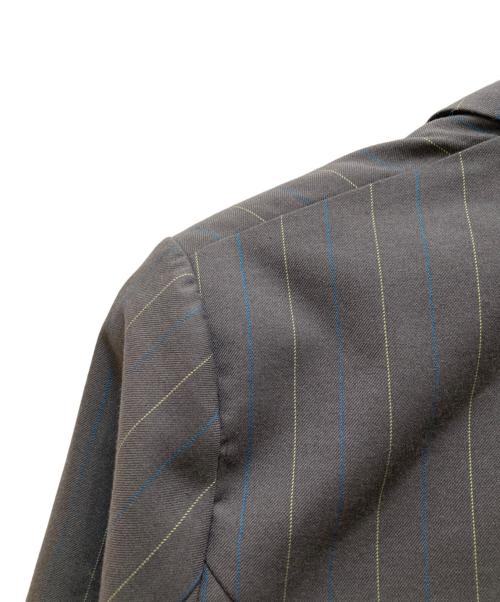 Ameri（アメリ）AMERI (アメリ) DEFORMATION PINSTRIPE JACKET グリーン サイズ:Ｓの古着・服飾アイテム