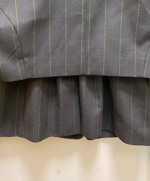 Ameri（アメリ）AMERI (アメリ) DEFORMATION PINSTRIPE JACKET グリーン サイズ:Ｓの古着・服飾アイテム