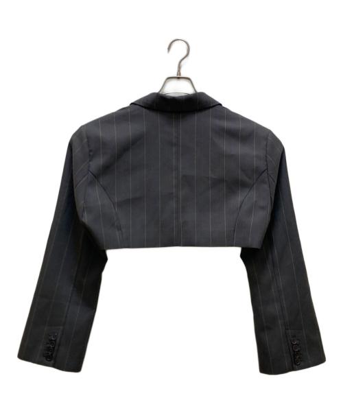 Ameri（アメリ）AMERI (アメリ) DEFORMATION PINSTRIPE JACKET グリーン サイズ:Ｓの古着・服飾アイテム
