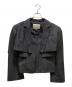 AMERI（アメリ）の古着「DEFORMATION PINSTRIPE JACKET」｜グリーン