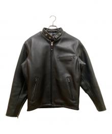 Schott（ショット）の古着「641 ボアライナー付シングルラーダースジャケット」｜ブラック