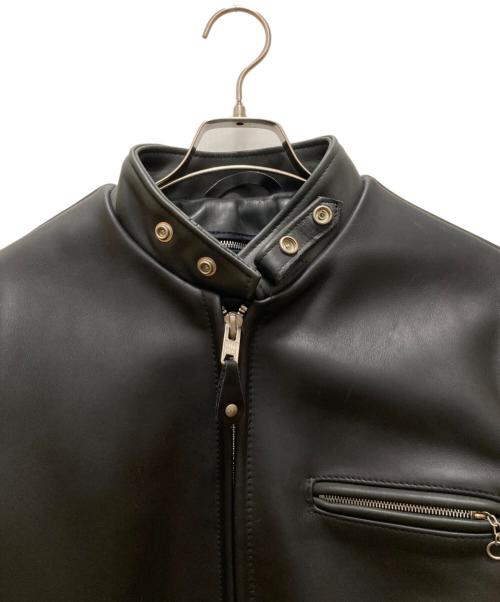 Schott（ショット）Schott (ショット) 641 ボアライナー付シングルラーダースジャケット ブラック サイズ:40の古着・服飾アイテム
