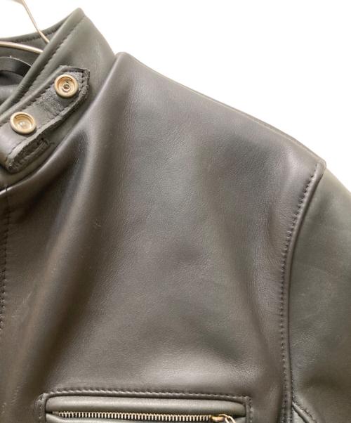 Schott（ショット）Schott (ショット) 641 ボアライナー付シングルラーダースジャケット ブラック サイズ:40の古着・服飾アイテム