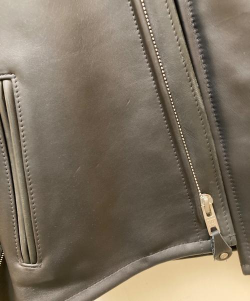 Schott（ショット）Schott (ショット) 641 ボアライナー付シングルラーダースジャケット ブラック サイズ:40の古着・服飾アイテム