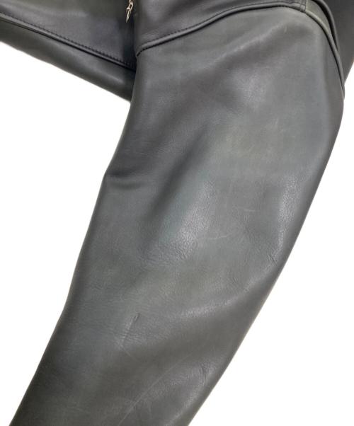 Schott（ショット）Schott (ショット) 641 ボアライナー付シングルラーダースジャケット ブラック サイズ:40の古着・服飾アイテム