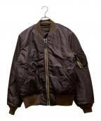 AVIREXアヴィレックス）の古着「《VINTAGE LINE》MA-1」｜ダークブラウン
