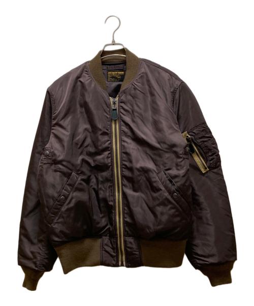 AVIREX（アヴィレックス）AVIREX (アヴィレックス) 《VINTAGE LINE》MA-1 ダークブラウン サイズ:Lの古着・服飾アイテム