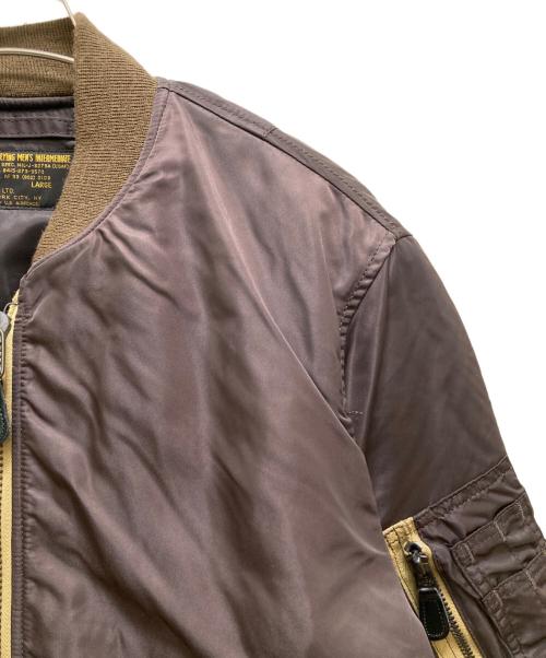 AVIREX（アヴィレックス）AVIREX (アヴィレックス) 《VINTAGE LINE》MA-1 ダークブラウン サイズ:Lの古着・服飾アイテム