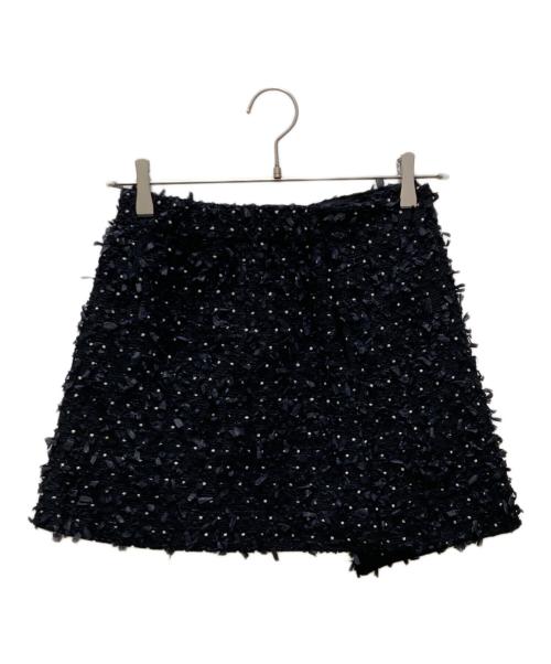 HYEON（ヘヨン）HYEON (ヘヨン) pepper mini wrap skirt/キュロット ブラック サイズ:ｓの古着・服飾アイテム