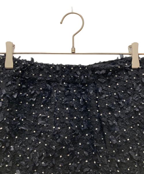HYEON（ヘヨン）HYEON (ヘヨン) pepper mini wrap skirt/キュロット ブラック サイズ:ｓの古着・服飾アイテム