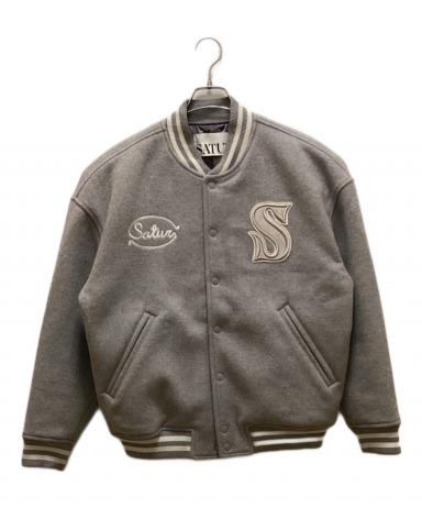 ジャケット・アウター SATUR Applique Wool Varsity Jacket 中古・古着通販】SATUR (セター) S applique wool varsity jacket