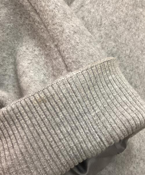 SATUR（セター）SATUR (セター) S applique wool varsity jacket グレー サイズ:ｓの古着・服飾アイテム