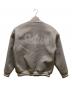 SATUR (セター) S applique wool varsity jacket グレー サイズ:ｓ：8000円