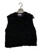 HYEONヘヨン）の古着「pepper gilet」｜ブラック