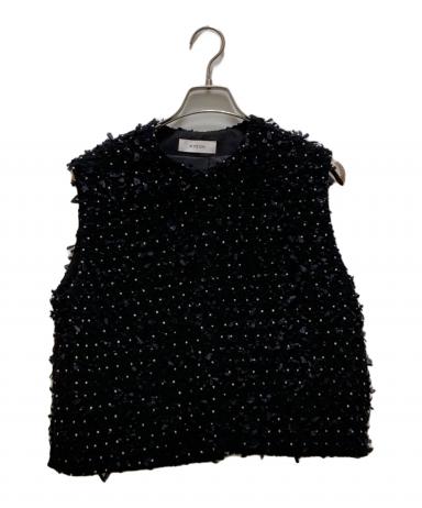 中古・古着通販】hyeon (ヘヨン) pepper gilet ブラック サイズ 