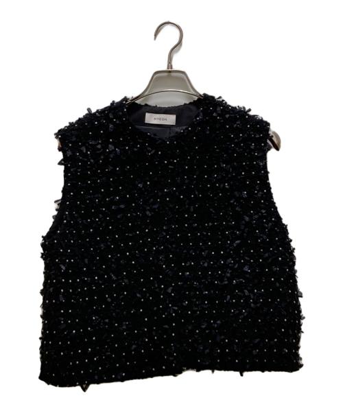 HYEON（ヘヨン）hyeon (ヘヨン) pepper gilet ブラック サイズ:ＦＲＥＥの古着・服飾アイテム