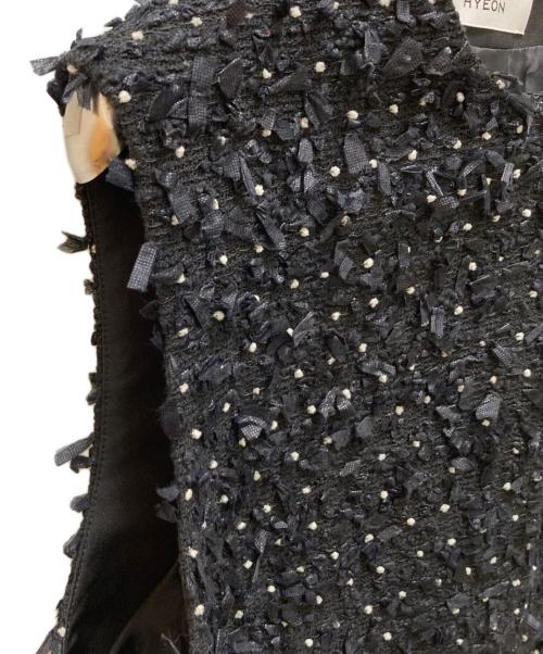 HYEON（ヘヨン）hyeon (ヘヨン) pepper gilet ブラック サイズ:ＦＲＥＥの古着・服飾アイテム