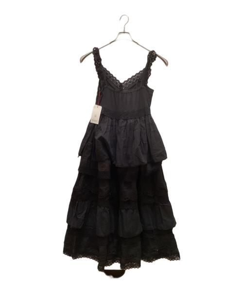 MAISON SPECIAL（メゾンスペシャル）MAISON SPECIAL (メゾンスペシャル) Multi Fabric Docking Lace Dress ブラック サイズ:ＦＲＥＥの古着・服飾アイテム