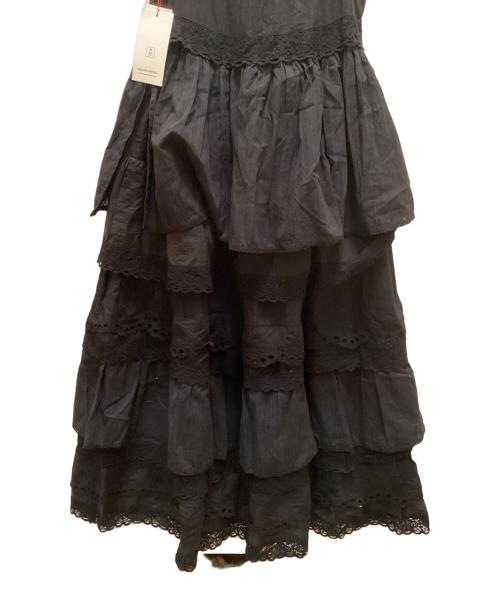 MAISON SPECIAL（メゾンスペシャル）MAISON SPECIAL (メゾンスペシャル) Multi Fabric Docking Lace Dress ブラック サイズ:ＦＲＥＥの古着・服飾アイテム