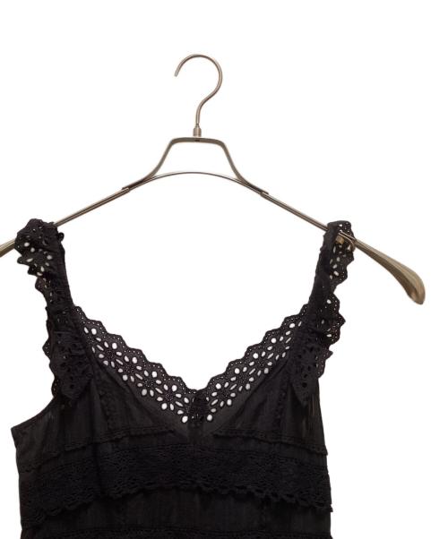 MAISON SPECIAL（メゾンスペシャル）MAISON SPECIAL (メゾンスペシャル) Multi Fabric Docking Lace Dress ブラック サイズ:ＦＲＥＥの古着・服飾アイテム