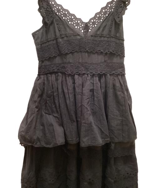 MAISON SPECIAL（メゾンスペシャル）MAISON SPECIAL (メゾンスペシャル) Multi Fabric Docking Lace Dress ブラック サイズ:ＦＲＥＥの古着・服飾アイテム