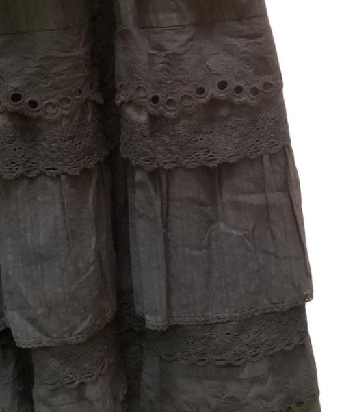 MAISON SPECIAL（メゾンスペシャル）MAISON SPECIAL (メゾンスペシャル) Multi Fabric Docking Lace Dress ブラック サイズ:ＦＲＥＥの古着・服飾アイテム