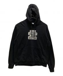 THE BLACK EYE PATCH（ブラックアイパッチ）の古着「ロゴプリント プルオーバーパーカー」｜ブラック