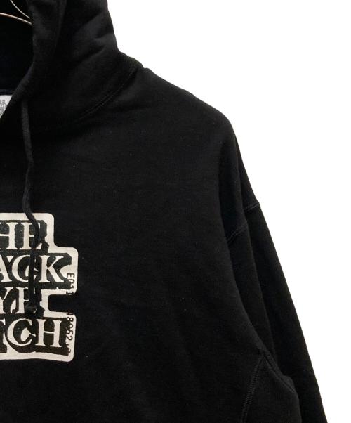 THE BLACK EYE PATCH（ブラックアイパッチ）THE BLACK EYE PATCH (ブラックアイパッチ) ロゴプリント プルオーバーパーカー ブラック サイズ:Lの古着・服飾アイテム