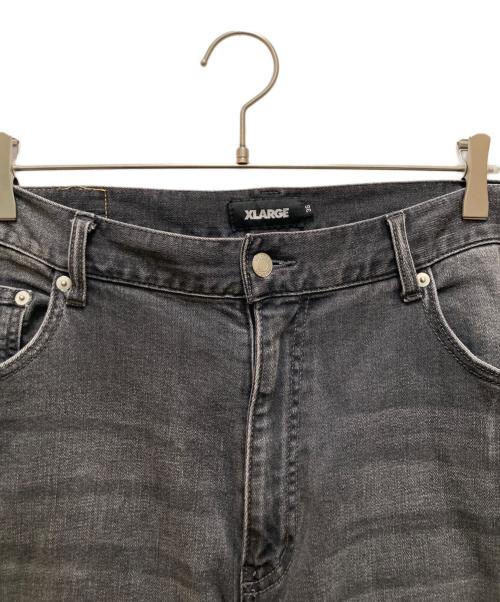 X-LARGE（エクストララージ）X-LARGE (エクストララージ) バギーストレッチデニムパンツ ブラック サイズ:３６の古着・服飾アイテム
