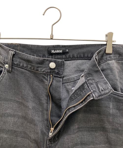 X-LARGE（エクストララージ）X-LARGE (エクストララージ) バギーストレッチデニムパンツ ブラック サイズ:３６の古着・服飾アイテム