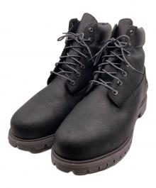 Timberland（ティンバーランド）の古着「プレミアム 6インチ ウォータープルーフ ブーツ "ブラック/ライトベージュ"」｜ブラック
