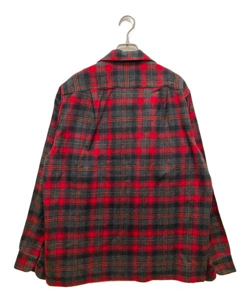 PENDLETON（ペンドルトン）PENDLETON (ペンドルトン) ヴィンテージチェックボードシャツ レッド サイズ:Ｍの古着・服飾アイテム