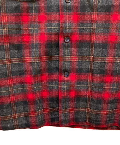 PENDLETON（ペンドルトン）PENDLETON (ペンドルトン) ヴィンテージチェックボードシャツ レッド サイズ:Ｍの古着・服飾アイテム