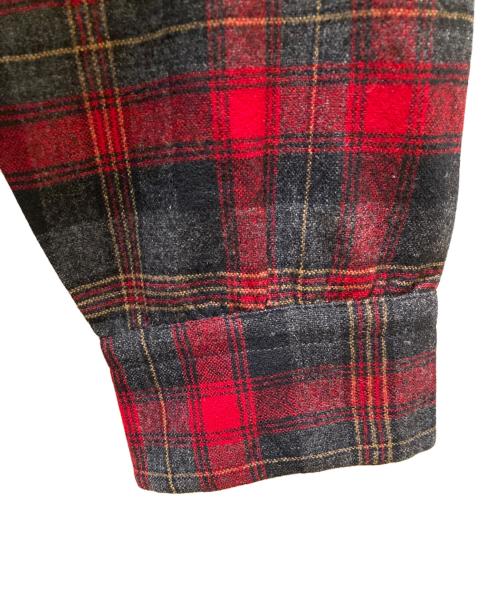 PENDLETON（ペンドルトン）PENDLETON (ペンドルトン) ヴィンテージチェックボードシャツ レッド サイズ:Ｍの古着・服飾アイテム