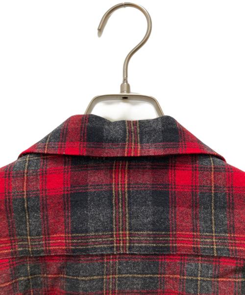 PENDLETON（ペンドルトン）PENDLETON (ペンドルトン) ヴィンテージチェックボードシャツ レッド サイズ:Ｍの古着・服飾アイテム