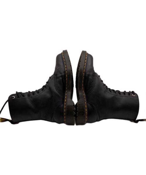 Dr.Martens Y's 10EYE（ドクターマーチンワイズテンアイ）Dr.Martens Y's 10EYE (ドクターマーチンワイズテンアイ) Y's (ワイズ) コラボバックジップレースアップブーツ ブラック サイズ:UK 6の古着・服飾アイテム