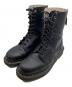 Dr.Martens Y's 10EYE（ドクターマーチンワイズテンアイ）の古着「コラボバックジップレースアップブーツ」｜ブラック