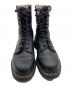 中古・古着 Dr.Martens Y's 10EYE (ドクターマーチンワイズテンアイ) Y's (ワイズ) コラボバックジップレースアップブーツ ブラック サイズ:UK 6：17000円