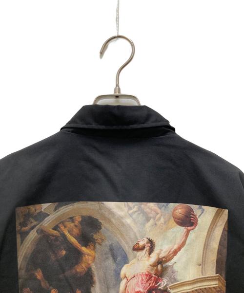 APPLEBUM（アップルバム）APPLEBUM (アップルバム) The Birth of Hero バックプリントコーチジャケット ブラック サイズ:Ｍの古着・服飾アイテム