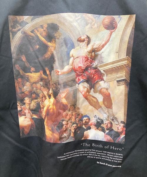 APPLEBUM（アップルバム）APPLEBUM (アップルバム) The Birth of Hero バックプリントコーチジャケット ブラック サイズ:Ｍの古着・服飾アイテム