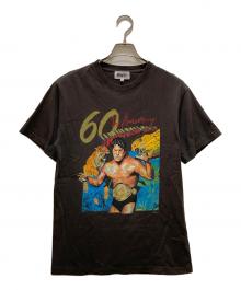 WAYP MUSIC（ウェイプ ミュージック）の古着「アントニオ猪木 60周年記念 Tシャツ」｜グレー