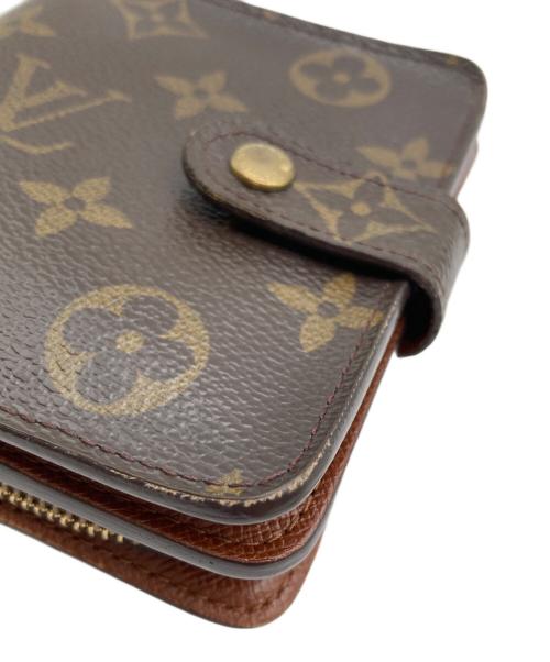LOUIS VUITTON（ルイ ヴィトン）LOUIS VUITTON (ルイ ヴィトン) コンパクトジップ ブラウンの古着・服飾アイテム
