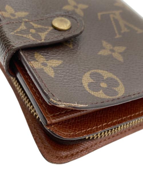 LOUIS VUITTON（ルイ ヴィトン）LOUIS VUITTON (ルイ ヴィトン) コンパクトジップ ブラウンの古着・服飾アイテム