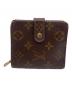 LOUIS VUITTON（ルイ ヴィトン）の古着「コンパクトジップ」｜ブラウン