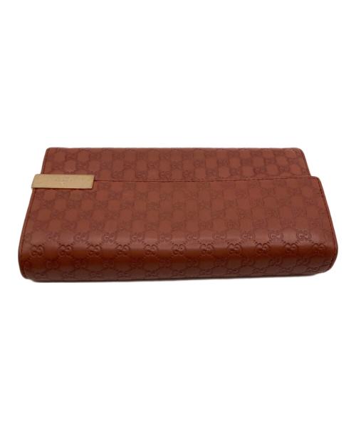 GUCCI（グッチ）GUCCI (グッチ) 長財布 ブラウンの古着・服飾アイテム