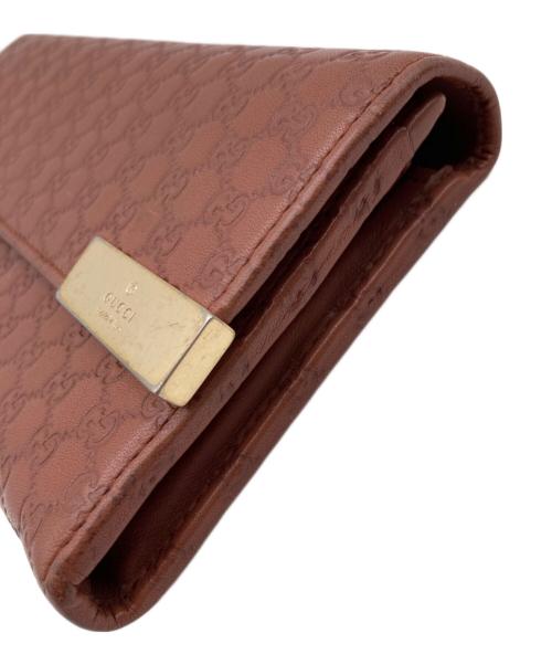 GUCCI（グッチ）GUCCI (グッチ) 長財布 ブラウンの古着・服飾アイテム