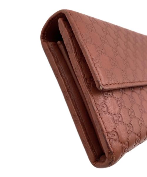 GUCCI（グッチ）GUCCI (グッチ) 長財布 ブラウンの古着・服飾アイテム